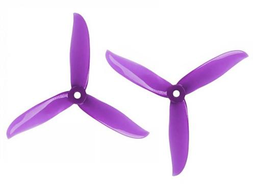 DALPROP Cyclone T5047C Pro 3-blade Transparent Purple POPO Propeller for Racing Drone [1505513-tpl]